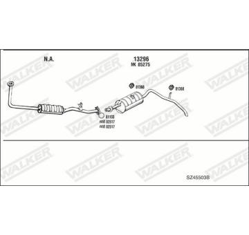 Výfukový systém WALKER SZ45503B