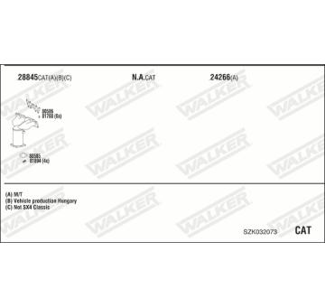 Výfukový systém WALKER SZK032073