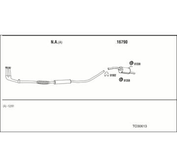 Výfukový systém WALKER TO30613