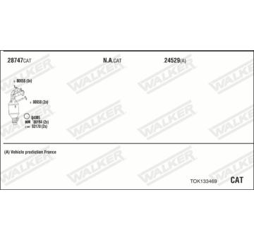 Výfukový systém WALKER TOK133469