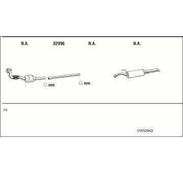 Výfukový systém WALKER VW50943
