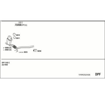 Výfukový systém WALKER VWK052426