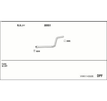 Výfukový systém WALKER VWK114352B
