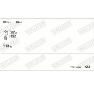 Výfukový systém WALKER VWK133504