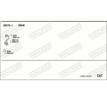 Výfukový systém WALKER VWK133527