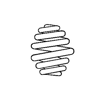 Pružina podvozku BOGE 81-884-0