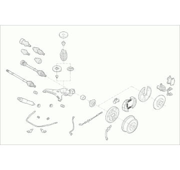 Zavěżení kola BOGE VW-TRANS-RB002