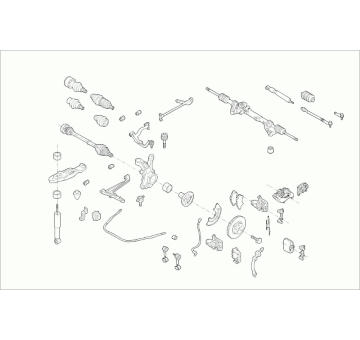 Zavěżení kola BOGE VW-TRANS-FB008