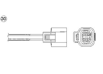 Lambda sonda 96284 NGK OZA723-EE5