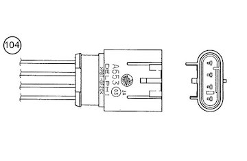 Lambda sonda NGK 95607