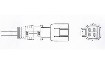 Lambda sonda 1355 NGK OZA648-TY12