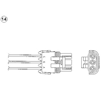 Lambda sonda NGK 92134