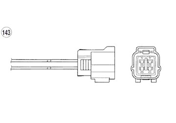 Lambda sonda 91309 NGK OZA341-F19