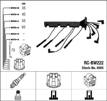 Sada kabelů pro zapalování NGK 0565