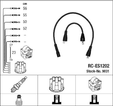 Sada kabelů pro zapalování NGK 9031