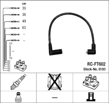 Sada kabelů pro zapalování NGK 8193