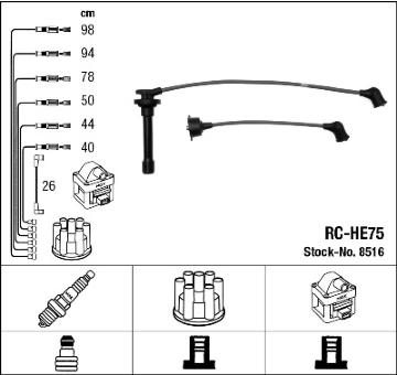 Sada kabelů pro zapalování NGK 8516