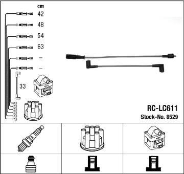 Sada kabelů pro zapalování NGK 8529