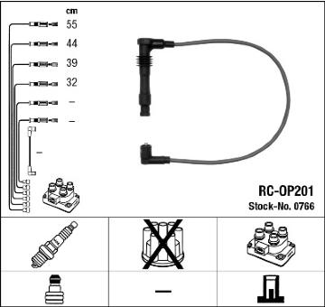 Sada kabelů pro zapalování NGK 0766