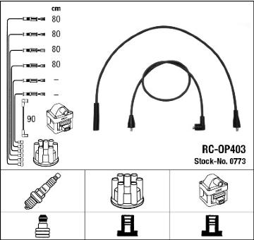 Sada kabelů pro zapalování NGK 0773