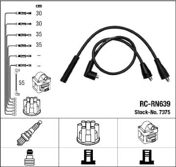 Sada kabelů pro zapalování NGK 7375