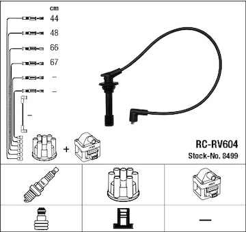 Sada kabelů pro zapalování NGK 8499