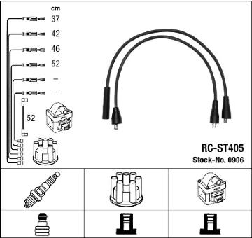 Sada kabelů pro zapalování NGK 0906