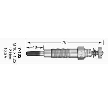 żeraviaca sviečka NGK 5925