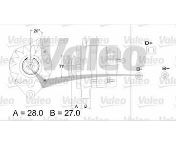 generátor VALEO 433407