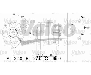 generátor VALEO 436249