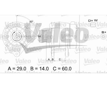 generátor VALEO 436484