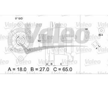 generátor VALEO 436656