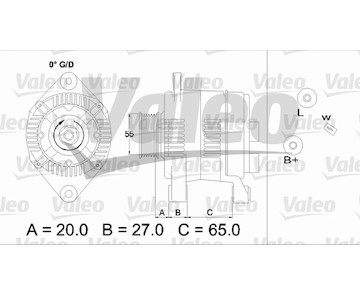 generátor VALEO 437140