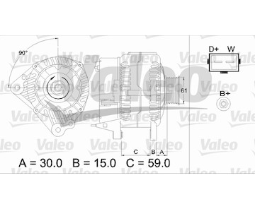 generátor VALEO 437386