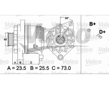 generátor VALEO 437487