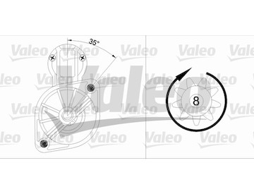 Startér VALEO 455561