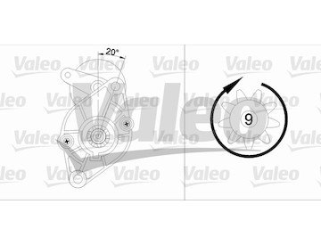 Startér VALEO 455594