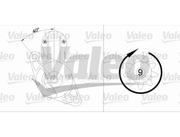 Startér VALEO 455611