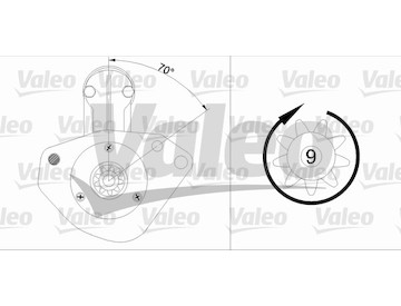 Startér VALEO 455744