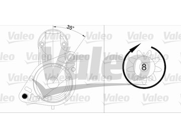 Startér VALEO 455985