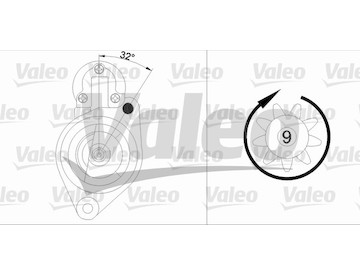 Startér VALEO 458184