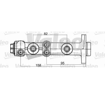 Hlavní brzdový válec VALEO 402098