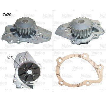 Vodní čerpadlo, chlazení motoru VALEO 506014