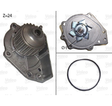 Vodní čerpadlo, chlazení motoru VALEO 506018