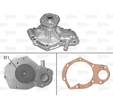 Vodní čerpadlo, chlazení motoru VALEO 506074