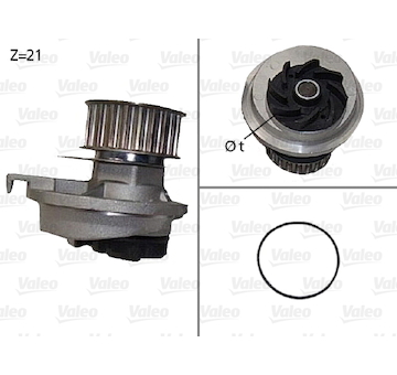 Vodní čerpadlo, chlazení motoru VALEO 506087