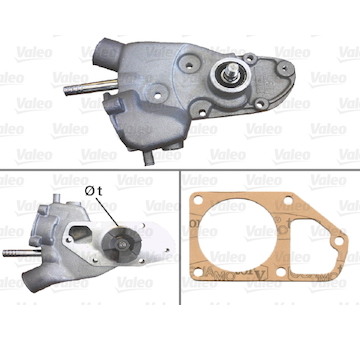 Vodní čerpadlo, chlazení motoru VALEO 506170