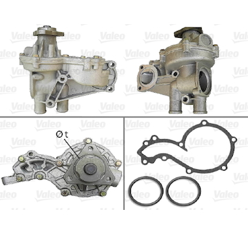 Vodní čerpadlo, chlazení motoru VALEO 506227