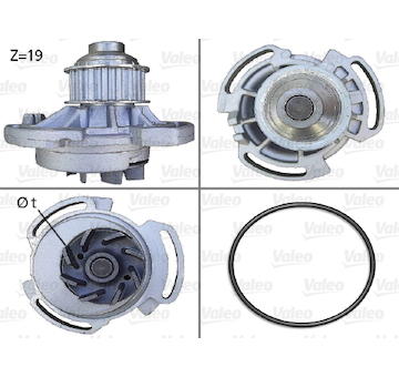Vodní čerpadlo, chlazení motoru VALEO 506240