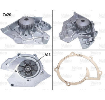 Vodní čerpadlo, chlazení motoru VALEO 506291